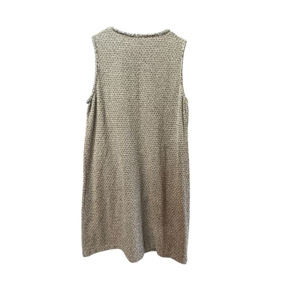 J Jill Women's Multicolor Butterscotch Cotton Blended Tweed Shift Dress Size L - Picture 2 of 9